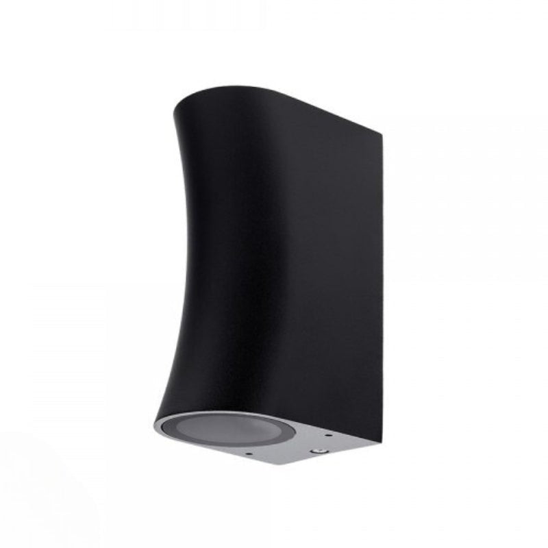 Applique Murale LED Noir IP44 pour 2 Ampoules GU10