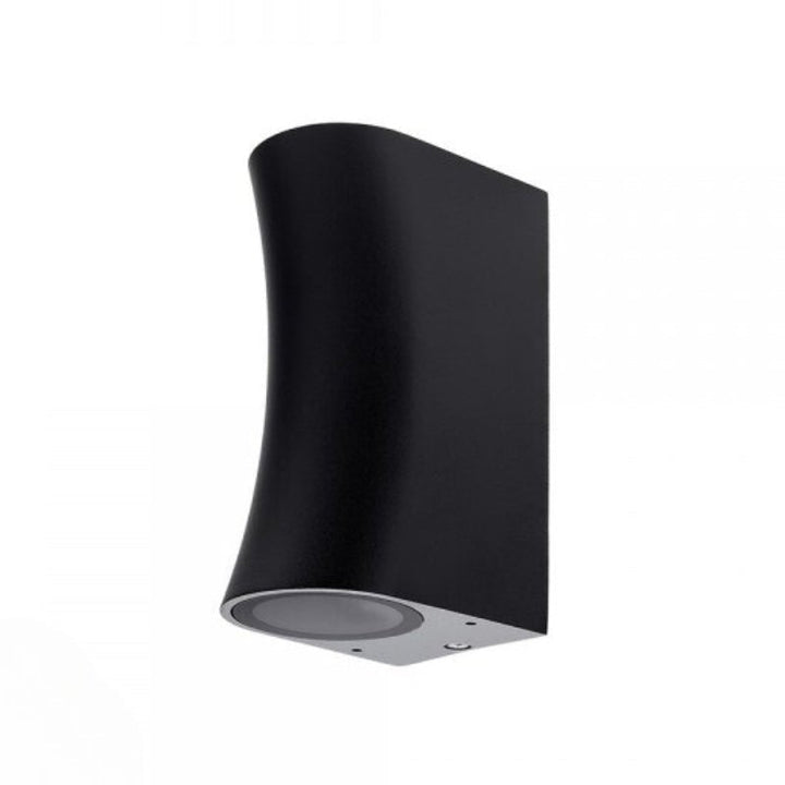 Applique Murale LED Noir IP44 pour 2 Ampoules GU10