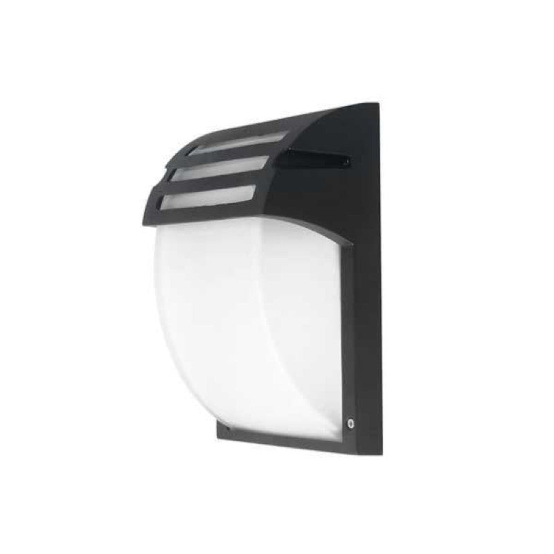 Black Wall Light LED IP44 para bombilla E27