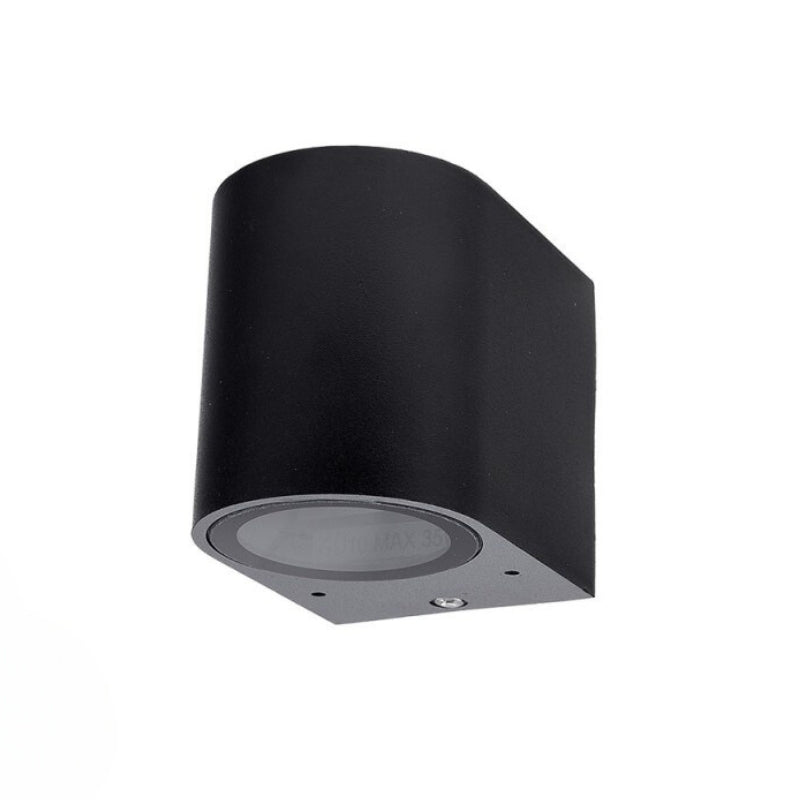 Applique Murale LED Noir IP44 pour Ampoule GU10