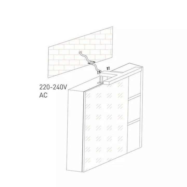 Applique Murale Salle de Bain 6W IP44 Blanc