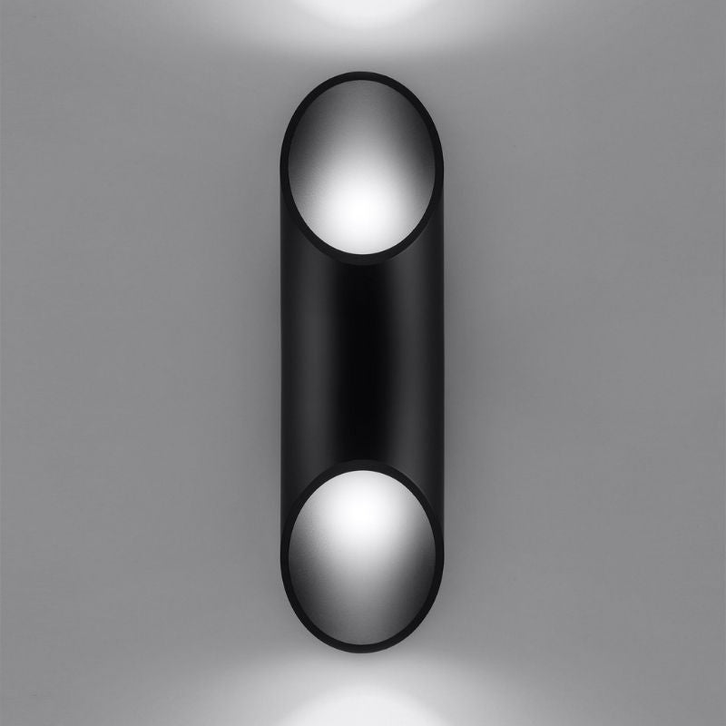 Cylindrical tube wall light for g9 bulb