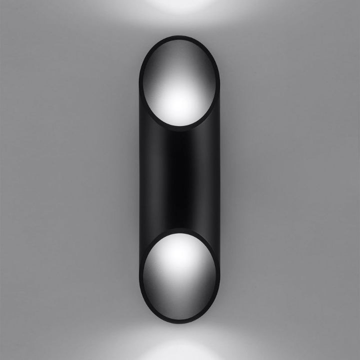 Zylindrische Rohrwandleuchte für G9-Glühbirne