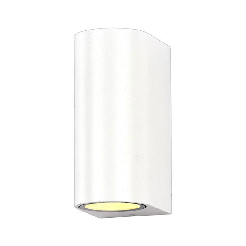 Weiße LED-Wandleuchte IP44 Doppelstrahl GU10