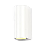 Applique Murale Blanche LED IP44 double faisceau GU10