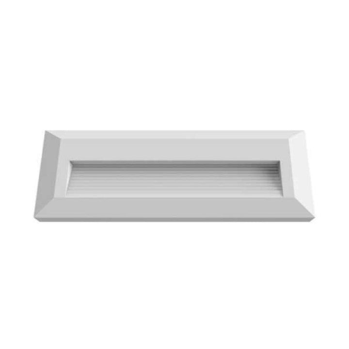 Balise LED en Saillie Rectangle 3W 220V 65° Blanc IP65 pour Escaliers
