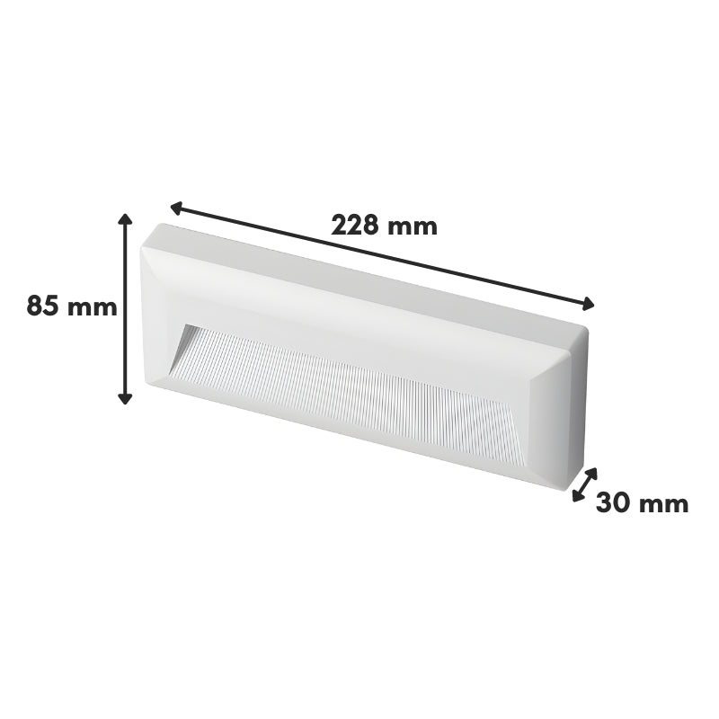Balise LED Saillie CCT Étanche 5W BLANCHE