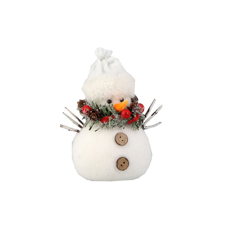 Bonhomme de Neige Polaire H.18cm (Lot de 4)