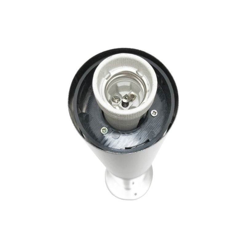 Borne Extérieure E27 100cm 220V Argent IP65