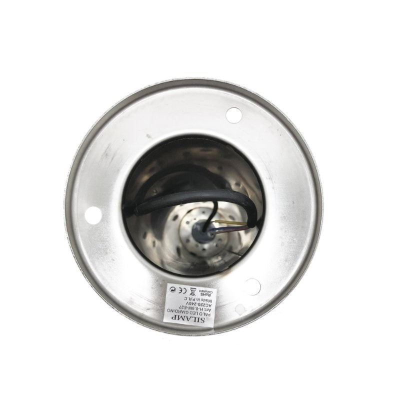 Borne Extérieure 60cm 220V Argent IP65 pour Ampoule E27 - Pack de 6