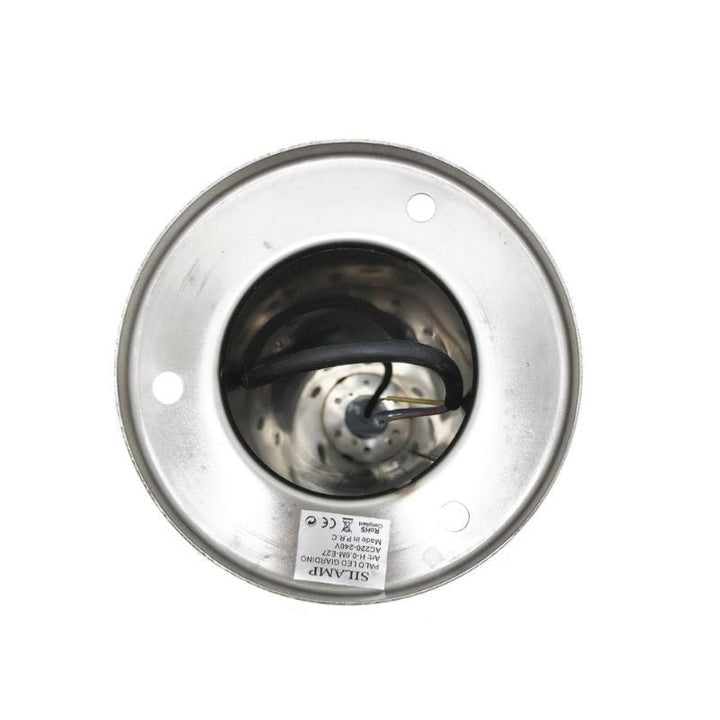 Borne Extérieure 60cm 220V Argent IP65 pour Ampoule E27 - Pack de 6