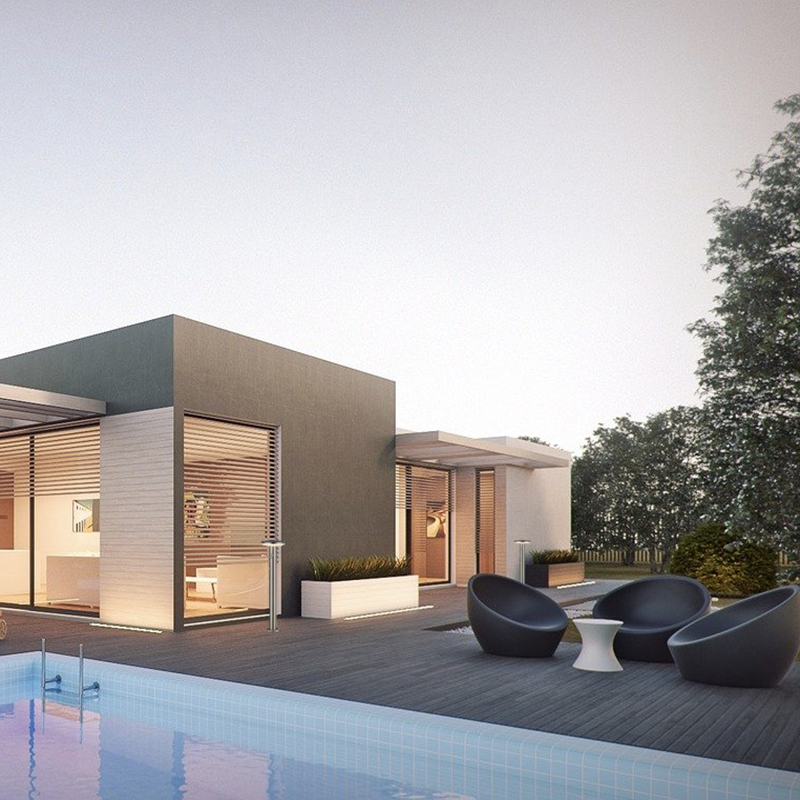 Borne LED Solaire 80cm 4.4W IP44 avec détecteur de présence (Pack de 5)