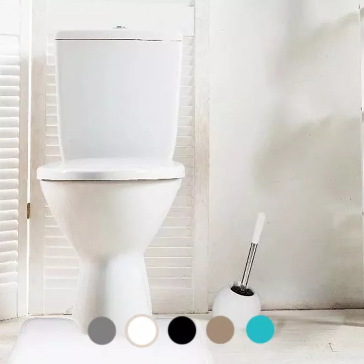 Toilettenbürste aus Edelstahl mit Keramikhalter