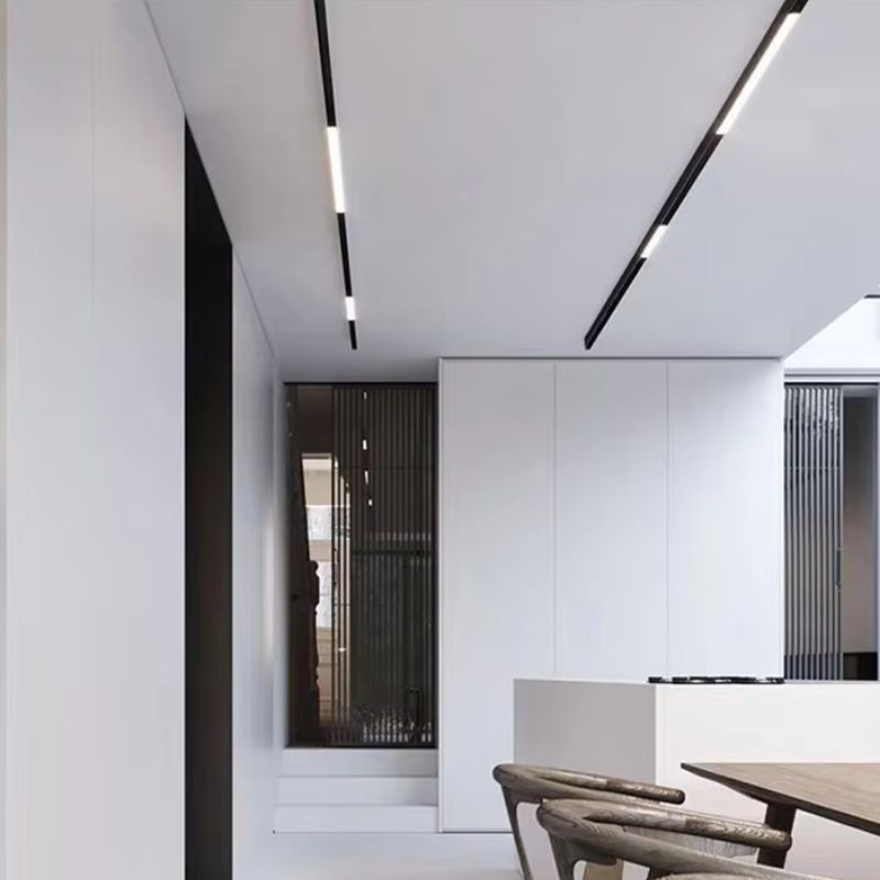 Linéaire LED sur rail monophasé 60cm 14/16/18/20W ajustable blanc