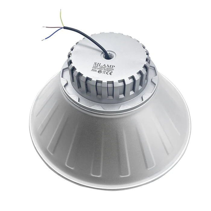 Cloche LED Industrielle 150W 120° Argent