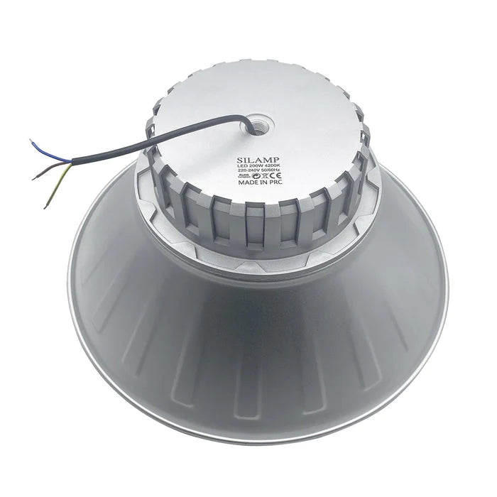 Industrielle LED-Klingel 200W 120° Silber