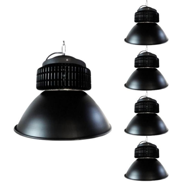 Industrieel LED Bell 50W 120 ° zwart