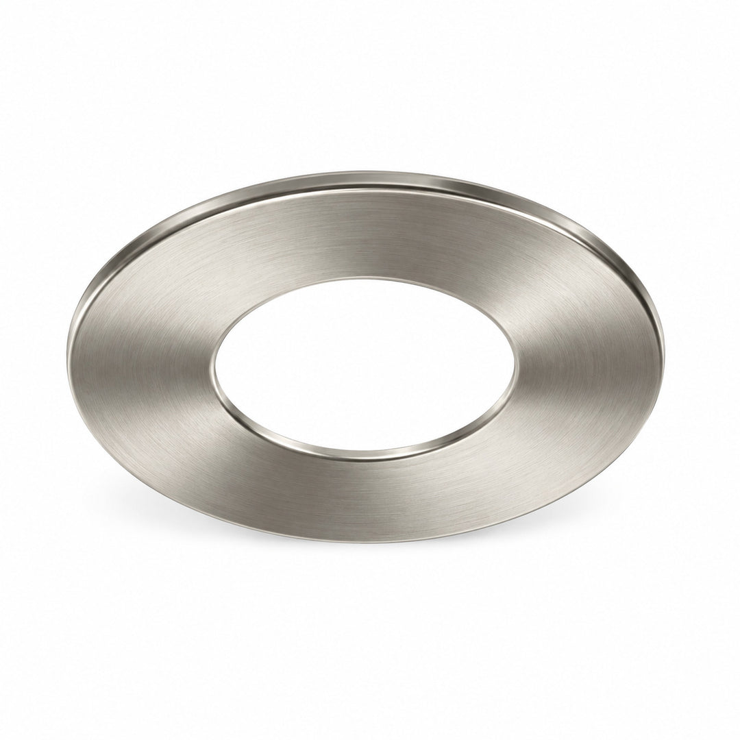 Anneau Collerette Nickel Satiné pour Spot 6W Coupe-feu