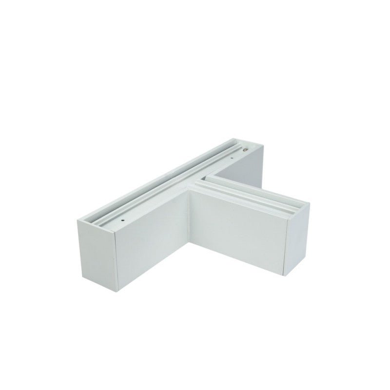 Connecteur 12W pour Luminaire Suspendu Interconnectable en T Blanc