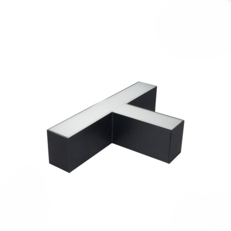 Connecteur 12W pour Luminaire Suspendu Interconnectable en T Noir
