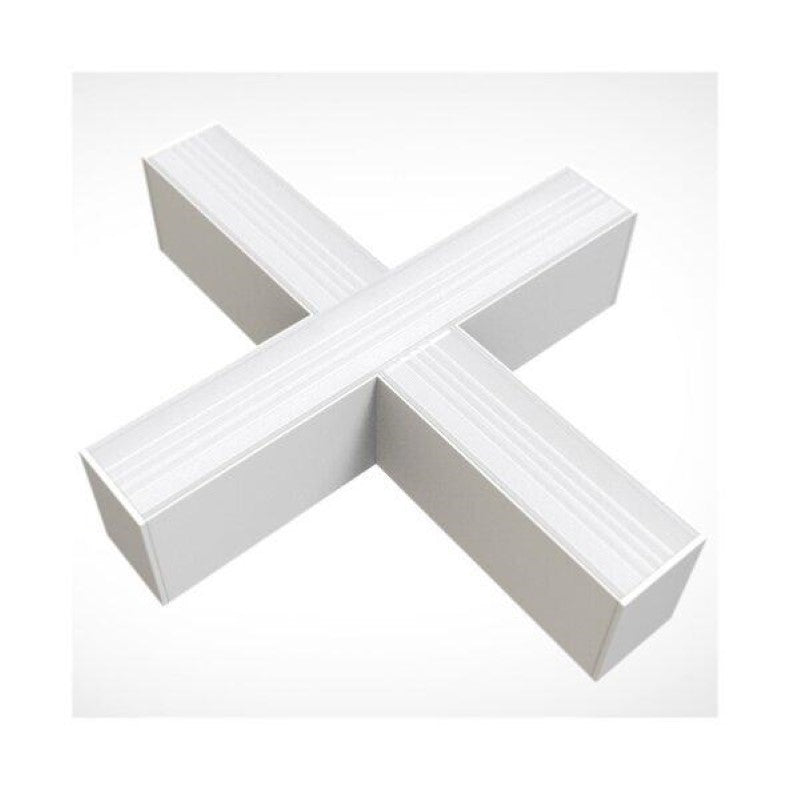Connecteur 15W pour Luminaire Suspendu Interconnectable en X Blanc