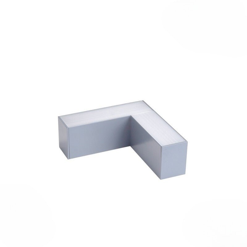 Connecteur 8W pour Luminaire Suspendu Interconnectable en L Gris