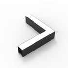 8W Connector for L-Shaped Interconnectable Pendant Light in Black