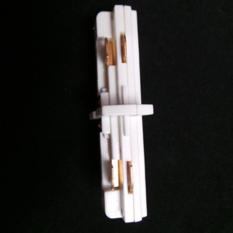 Connecteur Linéaire Rail Monophasé Blanc