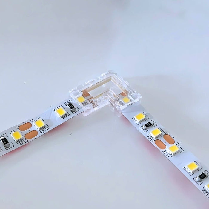 L-vormige connector voor 8 mm IP20 COB LED-strip
