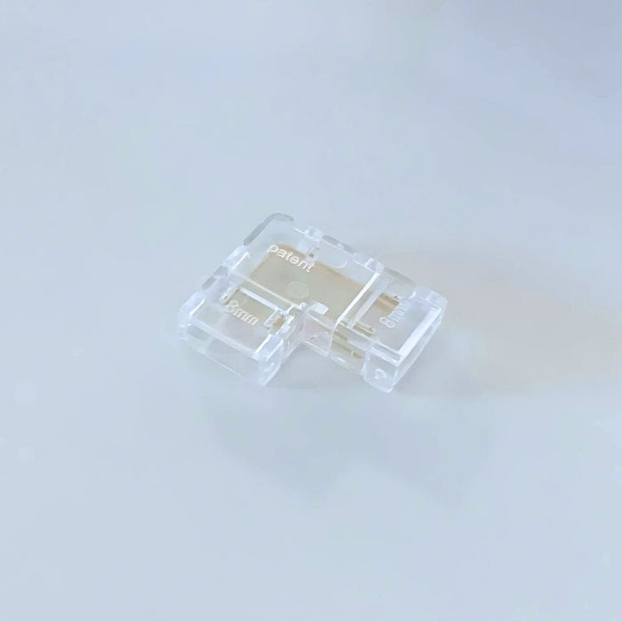 L-shaped connector for 8mm IP20 COB LED strip