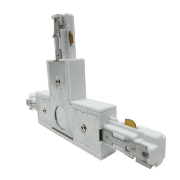 Connecteur T Rail Monophasé Blanc