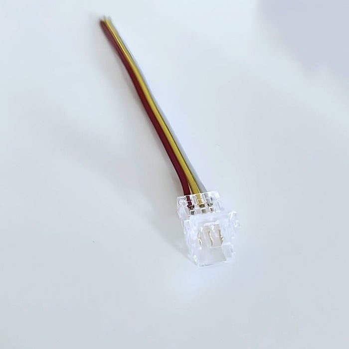 Simple connector for 8mm CCT ribbon for IP20 ribbon