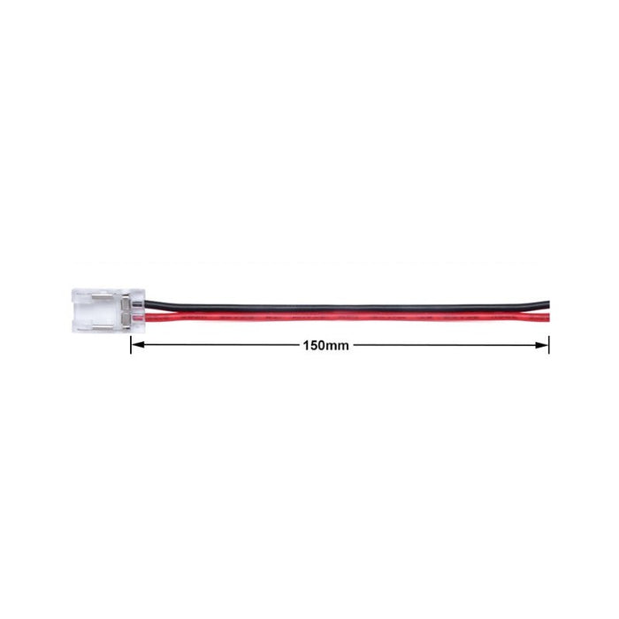 Conector simples para fita LED COB 24V 8mm