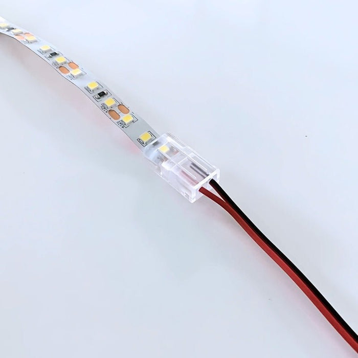 Simple connector for 8mm SMD LED strip IP44