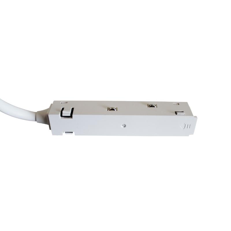 Connecteur Souple pour Rail Magnétique 48V Blanc