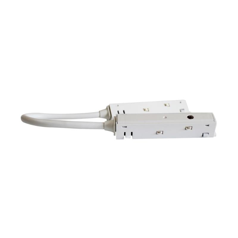 Connecteur Souple pour Rail Magnétique 48V Blanc