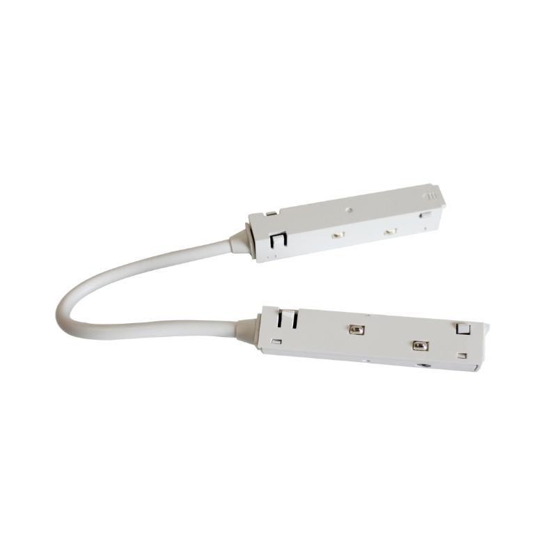 Connecteur Souple pour Rail Magnétique 48V Blanc