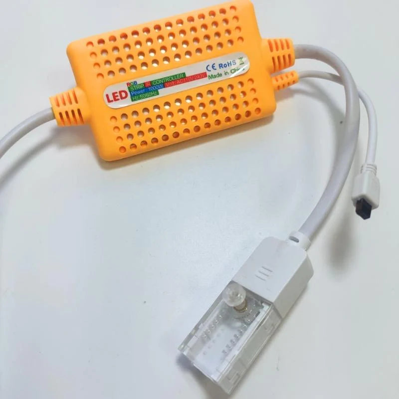 Connecteur Double avec Câble pour Ruban LED Auto-Redressement 220V