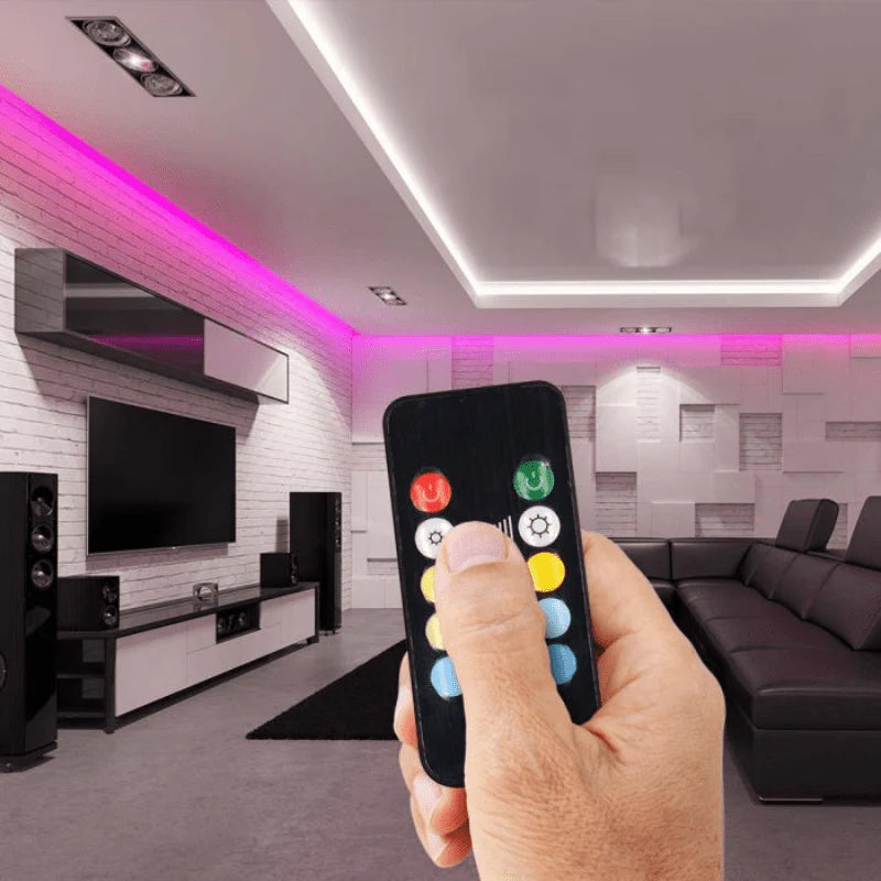 Controlador Wi-Fi infravermelho com controle remoto para faixa LED CCT 12V / 24V 24 botões