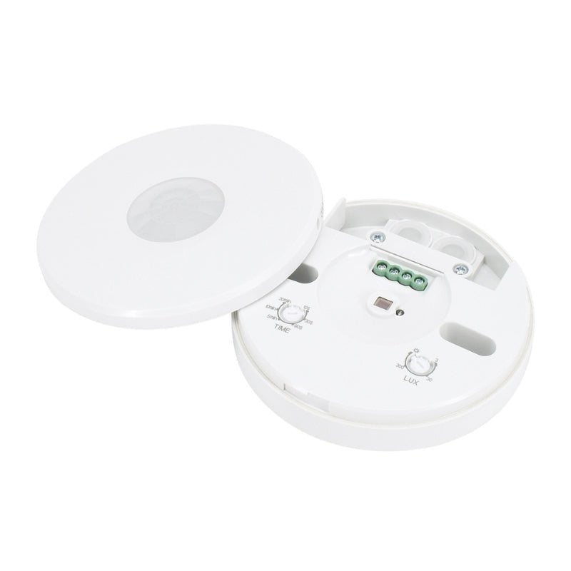 Détecteur de Mouvement en Saillie 8m 360° Blanc