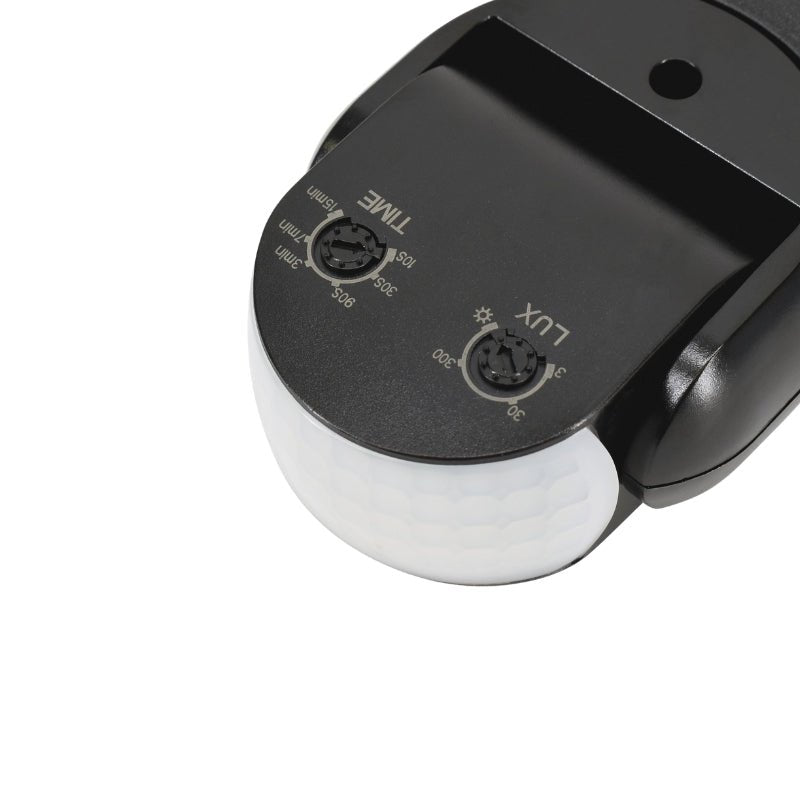 Détecteur de Mouvement Extérieur Infrarouge 300W max Noir