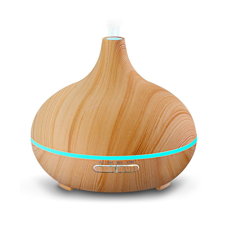 Wood essential oil diffuser 500 ml with remote control