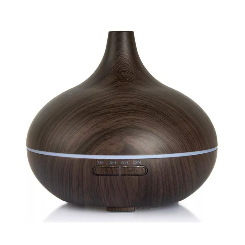 Wood essential oil diffuser 500 ml with remote control