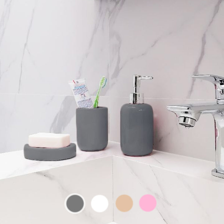 Ceramic soap dispenser - United color