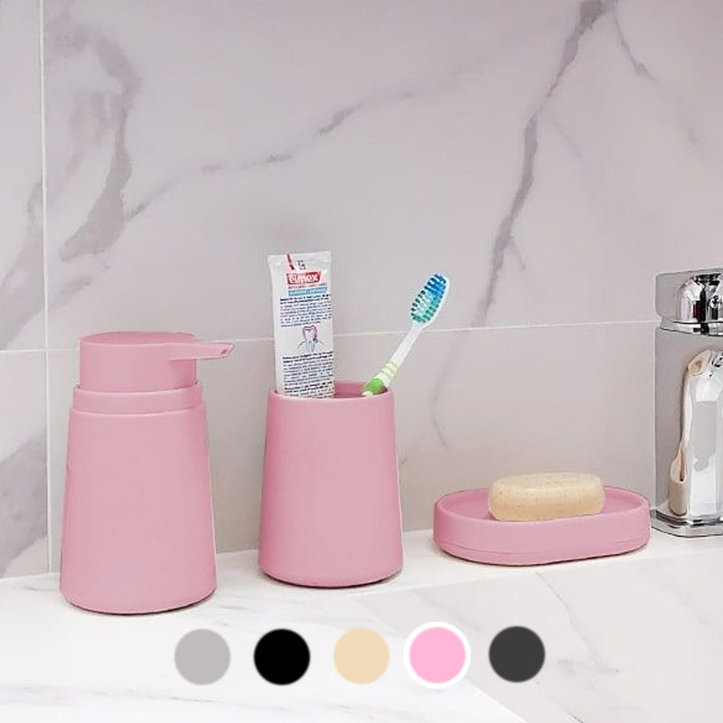 Plastic soap dispenser - united color