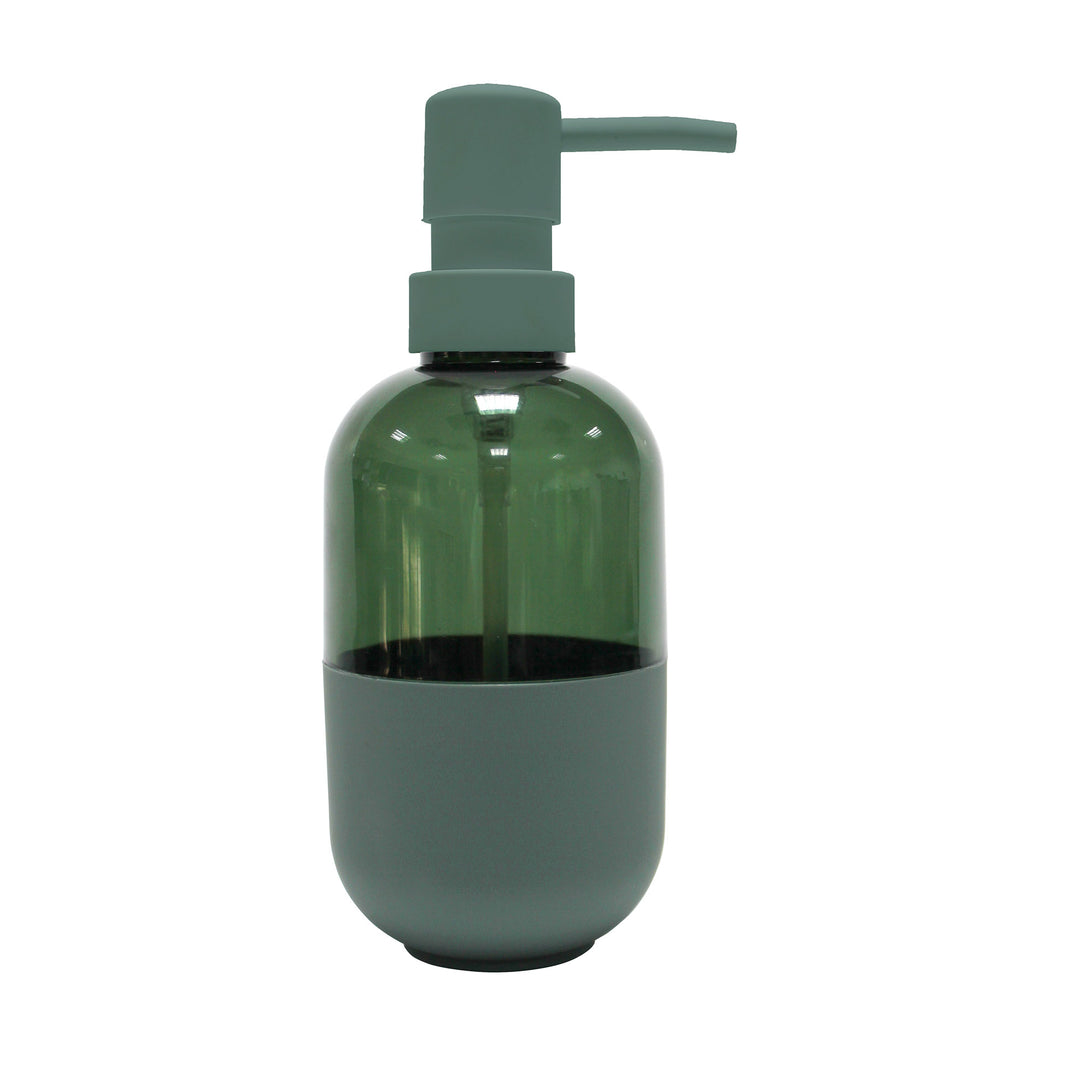 Opaque transparent plastic soap distributor - United color