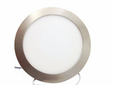 Downlight Dalle LED 18W extra platte ronde aluminium