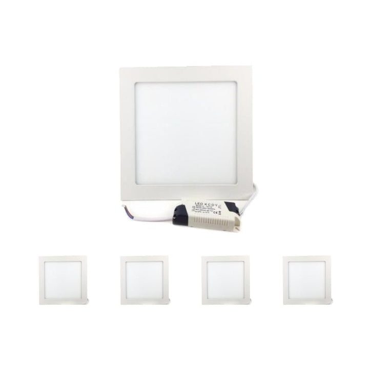 Downlight Dalle LED 18W Extra Plate Carrée BLANC