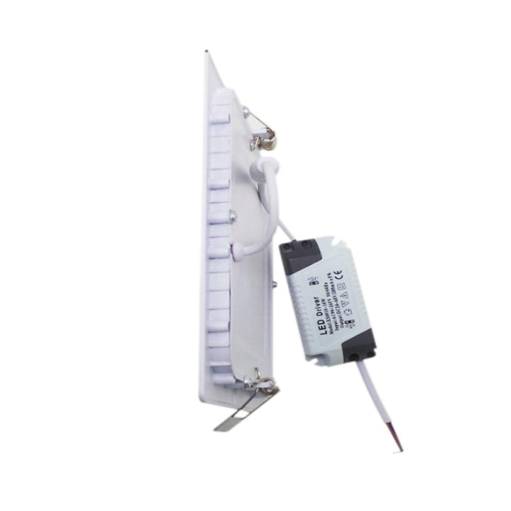 Downlight Dalle LED 6W Extra Plate Carrée BLANC (Pack de 10)