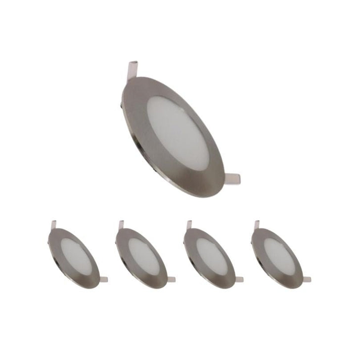 Downlight Dalle LED 6W Extra Plate Ronde (Pack de 10)